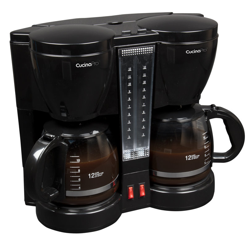 CucinaPro Specialty Electrics Double Carafe Coffee Maker & Reviews